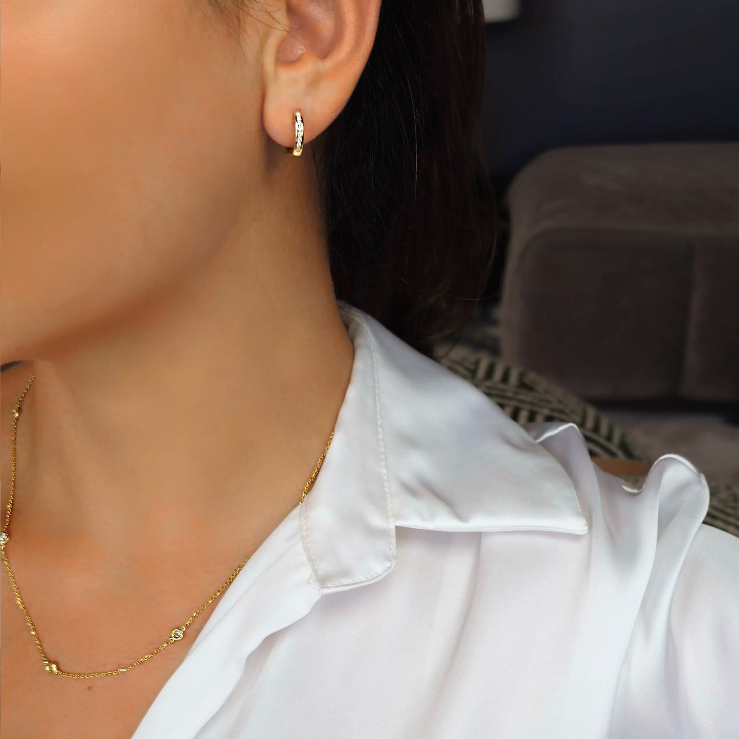 Halo Diamond Necklace