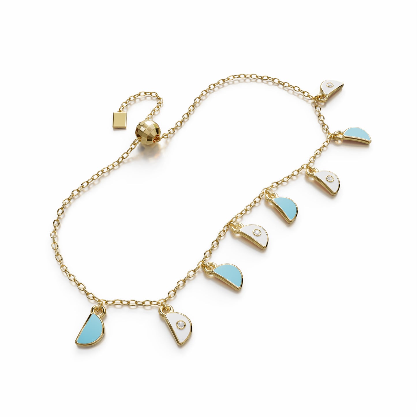 Amara Charm Bracelet - Yellow Gold