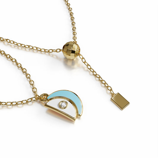 Amara Pendant Necklace - Yellow Gold