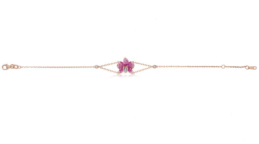 Sapphire Orchid Bracelet