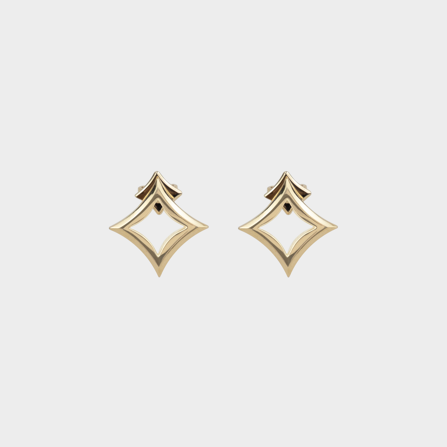 Gold earrings