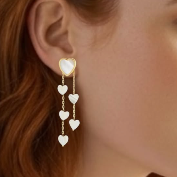 Ghiwa’s Heartbeat Double Flutter Earrings