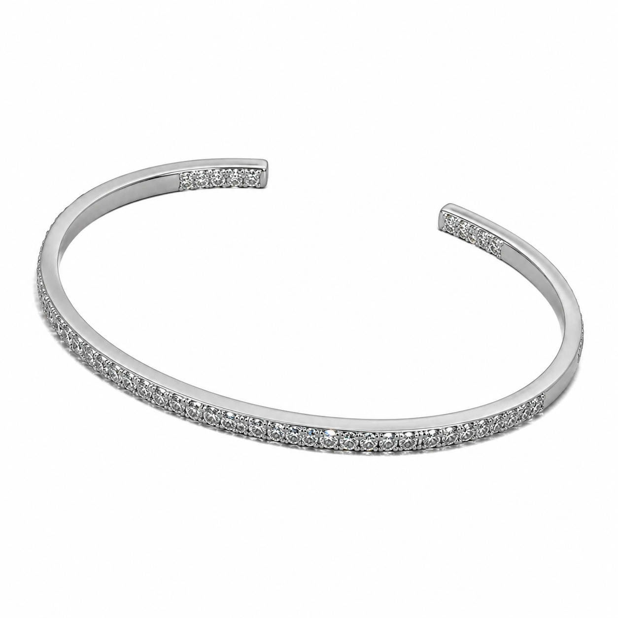 ALLAMI Ezil Bracelet with Diamond in 18K gold on white background
