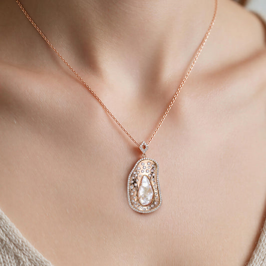 Caleums Sirr Al Bahr 18K Rose Gold Necklace