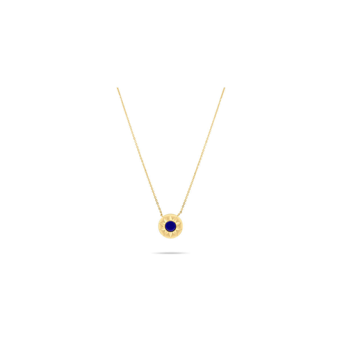 Classiyah Sunlit Lapis Pendant in 18K gold with lapis lazuli