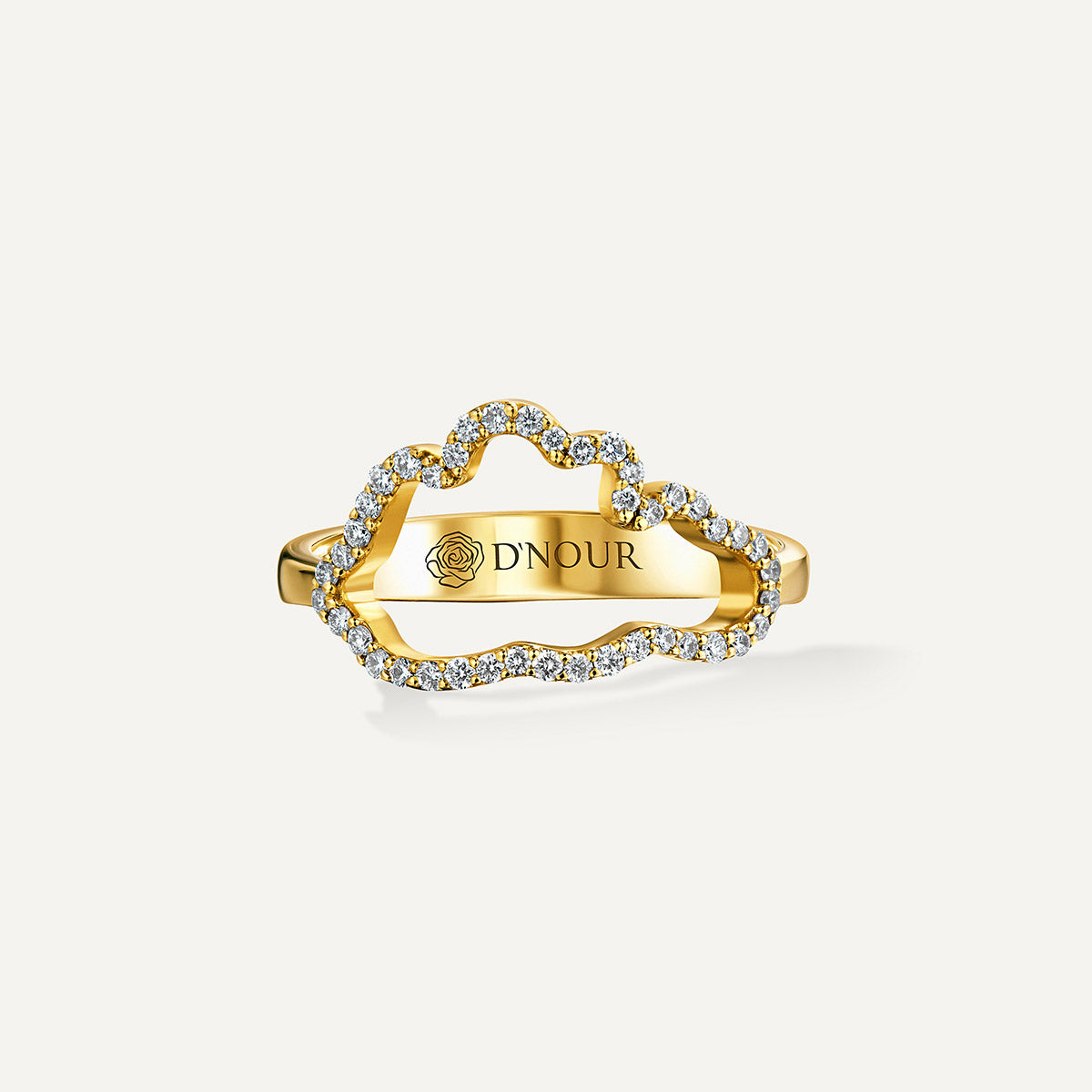 D’NOUR Cloud Love Diamond Line Ring product view