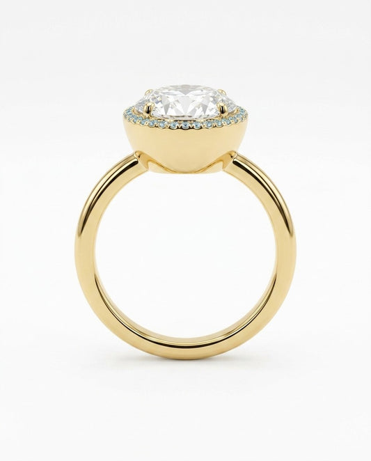 Core Ring – 4 ct Lab-Grown Diamond Halo by Donydo – product image 2