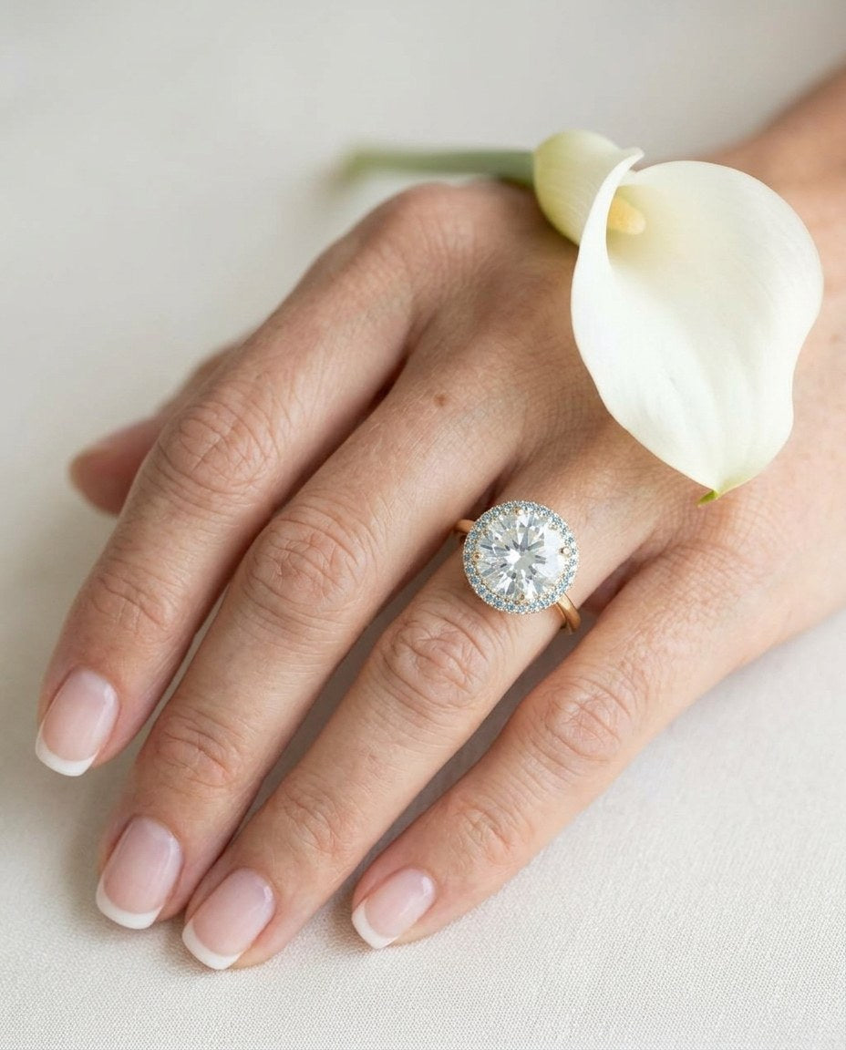 Core Ring – 4 ct Lab-Grown Diamond Halo by Donydo – product image 3