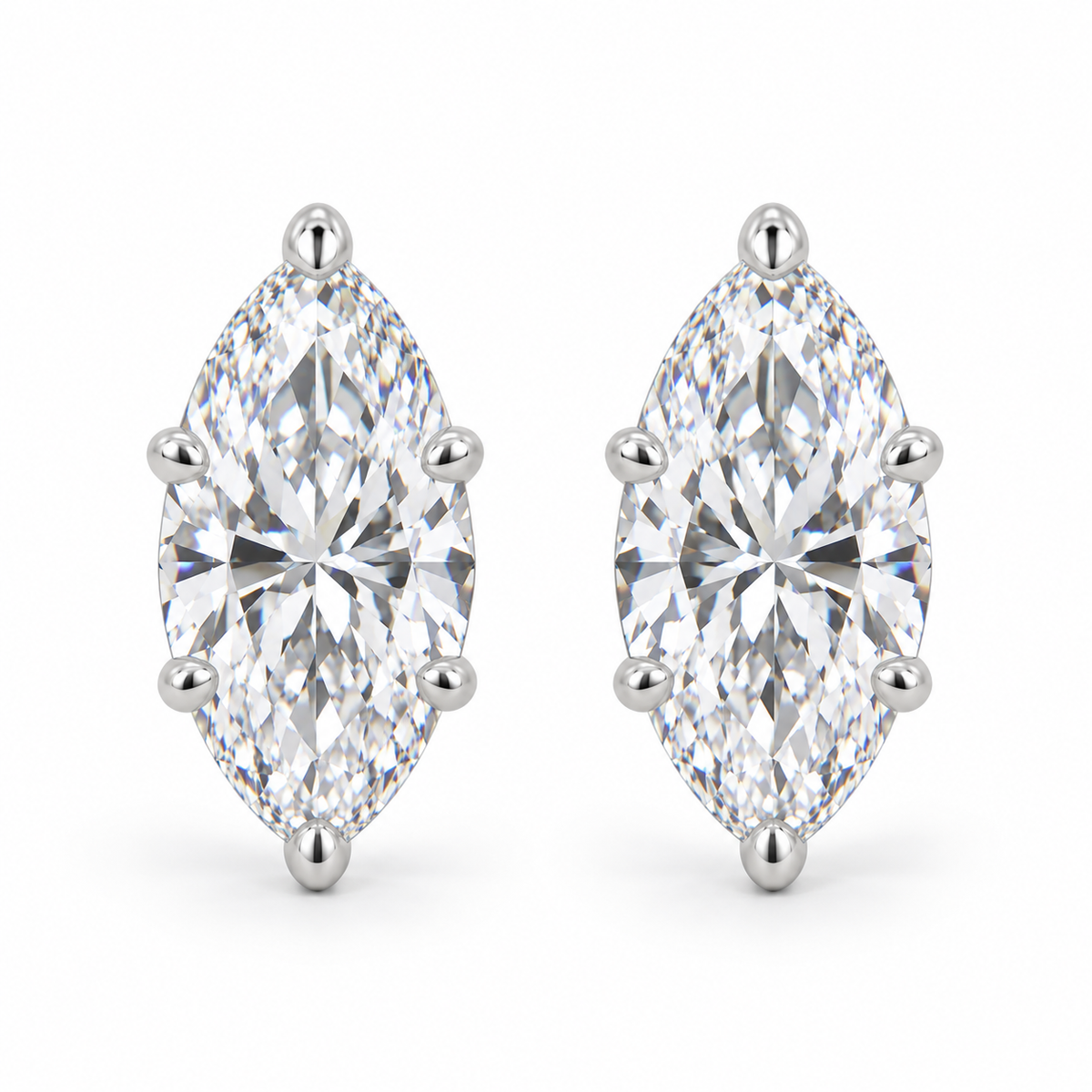 LeJour 2.07ct Marquise Lab-Grown Diamond Earrings