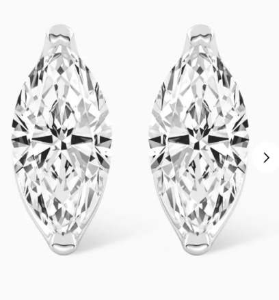 LeJour 2.07ct Marquise Lab-Grown Diamond Earrings
