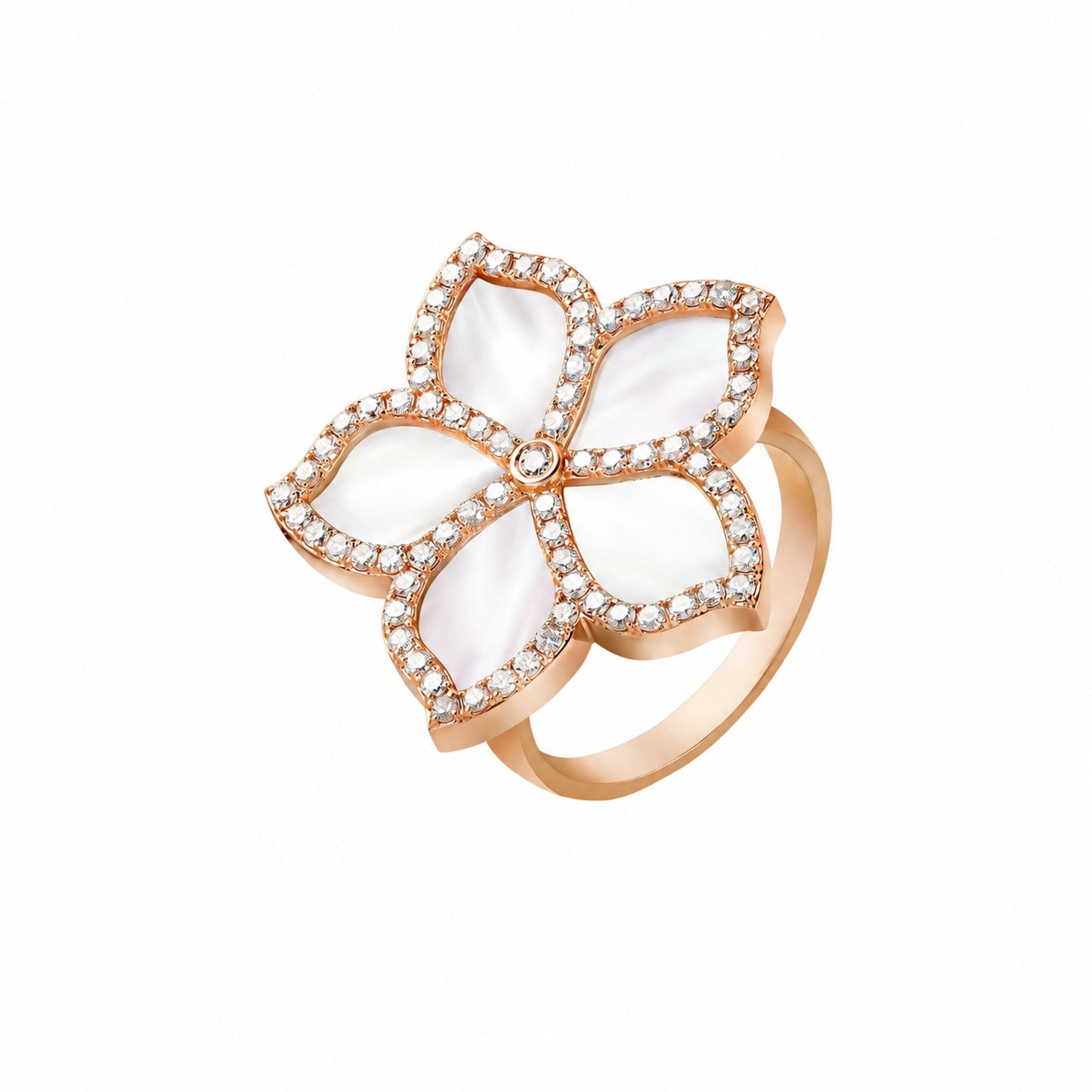 MAHA AL SIBAI JEWELLERY Jasmine 6 ring on a pure white background