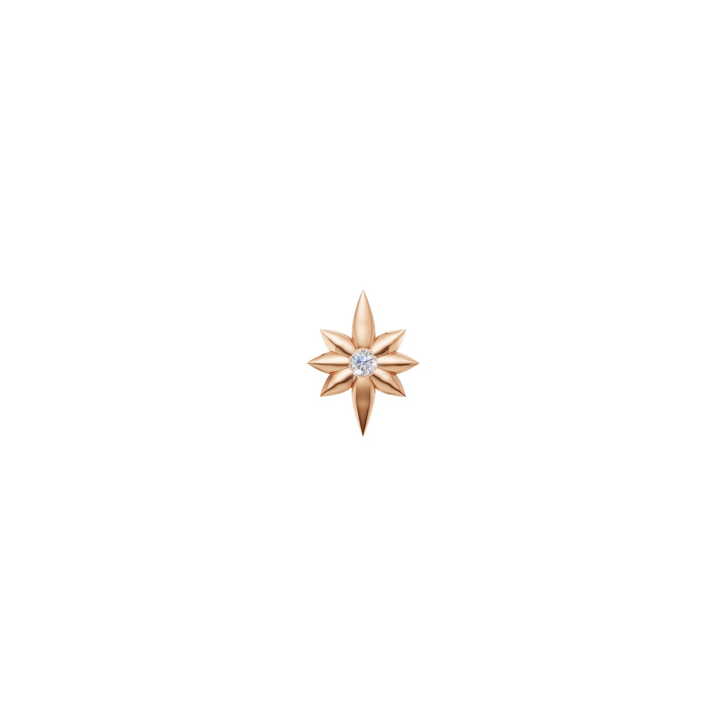 Rulla Jewelry Twinkle in 18K rose gold with natural diamonds