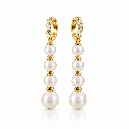 Valenza Pearl Cascade Earrings