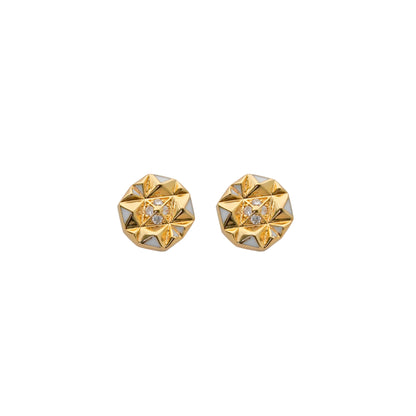 Slopes Diamond Stud Earrings