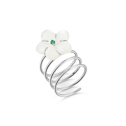 Emerald Bloom Ring