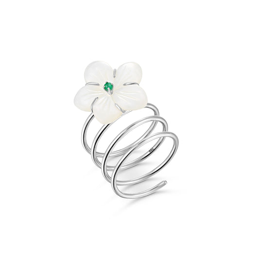 Emerald Bloom Ring