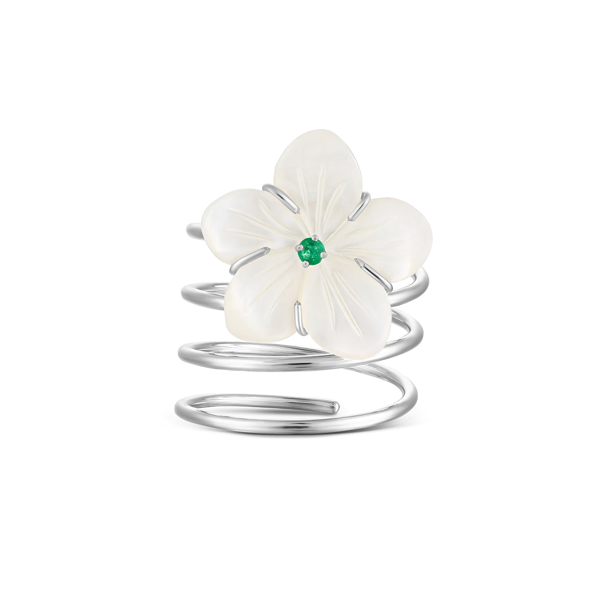 Emerald Bloom Ring