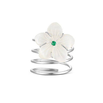 Emerald Bloom Ring