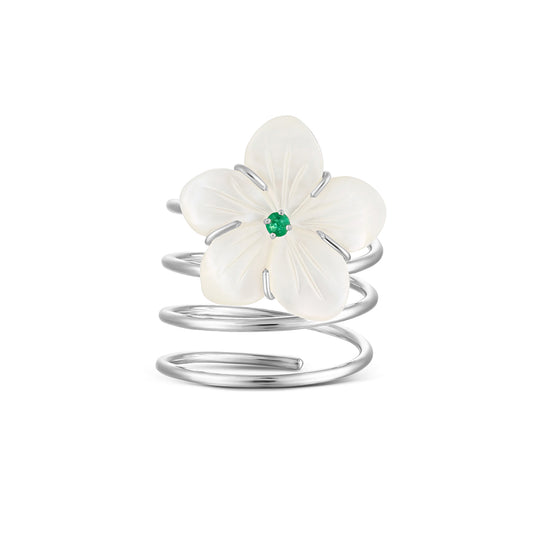 Emerald Bloom Ring