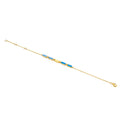 18k gold bracelet with two-tone blue enamel, additional view