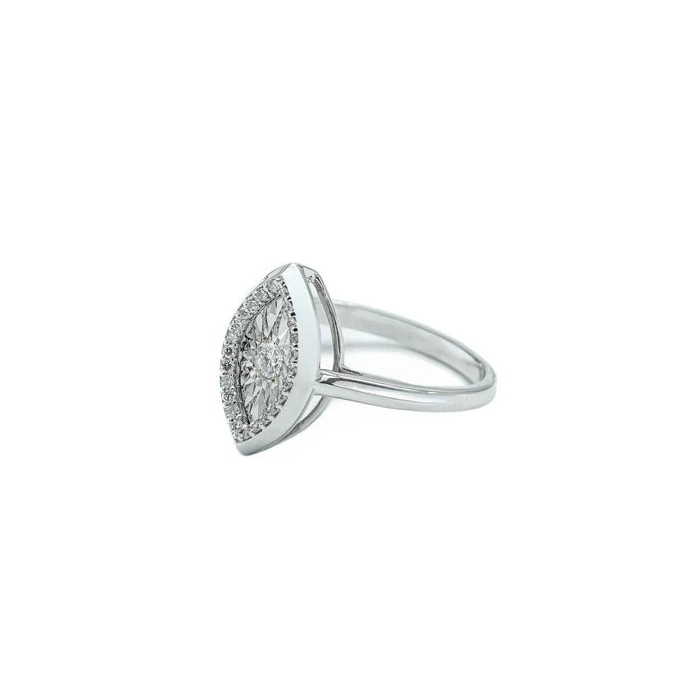 Marquise Shaped Diamond Ring