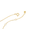 18k gold heart-shaped necklace with red enamel and diamonds, additional view