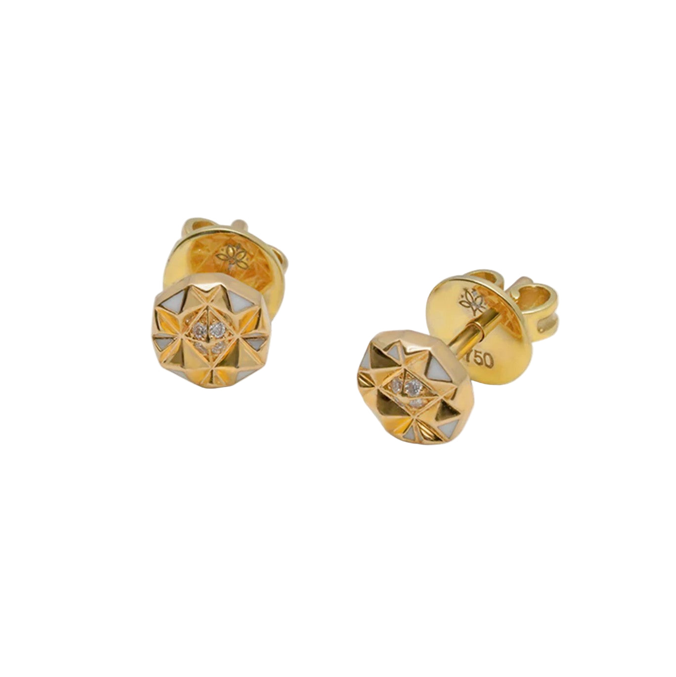 Slopes Diamond Stud Earrings