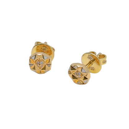 Slopes Diamond Stud Earrings