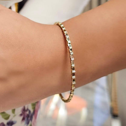 Eternal Glow Bangle Bracelet