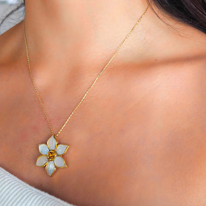 Solar Petal Necklace
