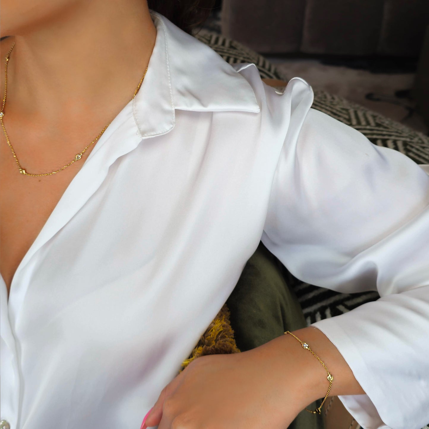 Halo Diamond Necklace