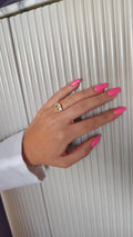 Caleums Sunlit Flare ring lifestyle view