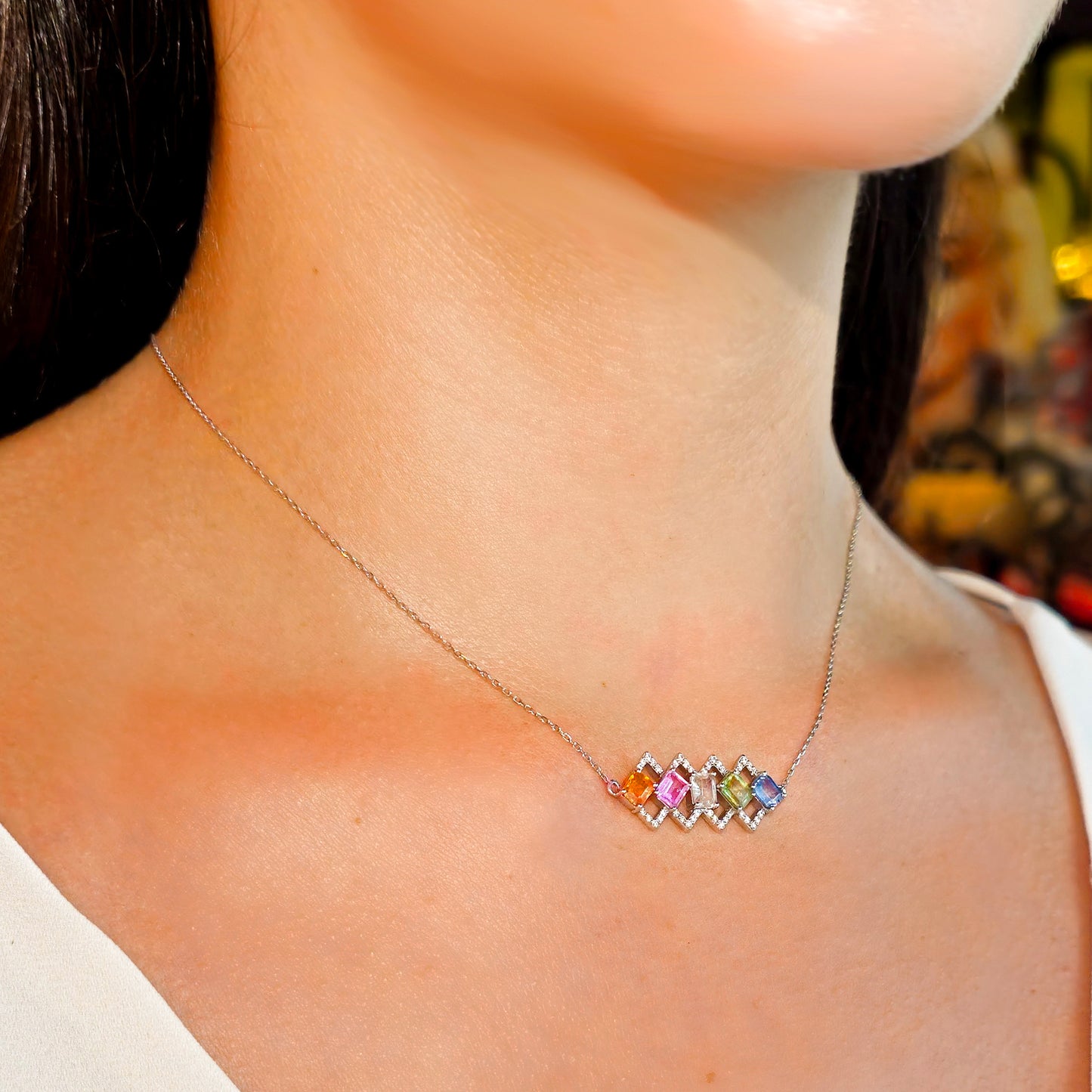 Prisma Cage Necklace