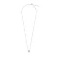 18k white gold pendant necklace with diamonds, additional view