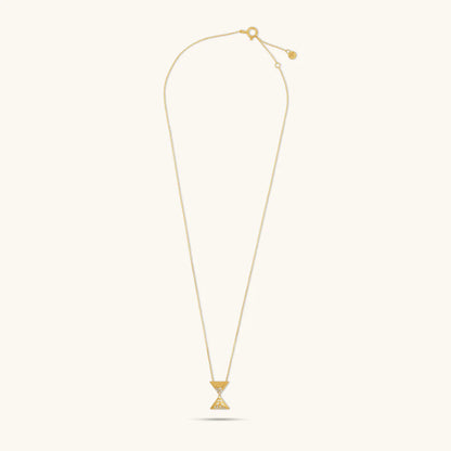 Hourglass Turning Point Diamond Necklace