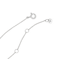 18k white gold pendant necklace with diamonds, additional view