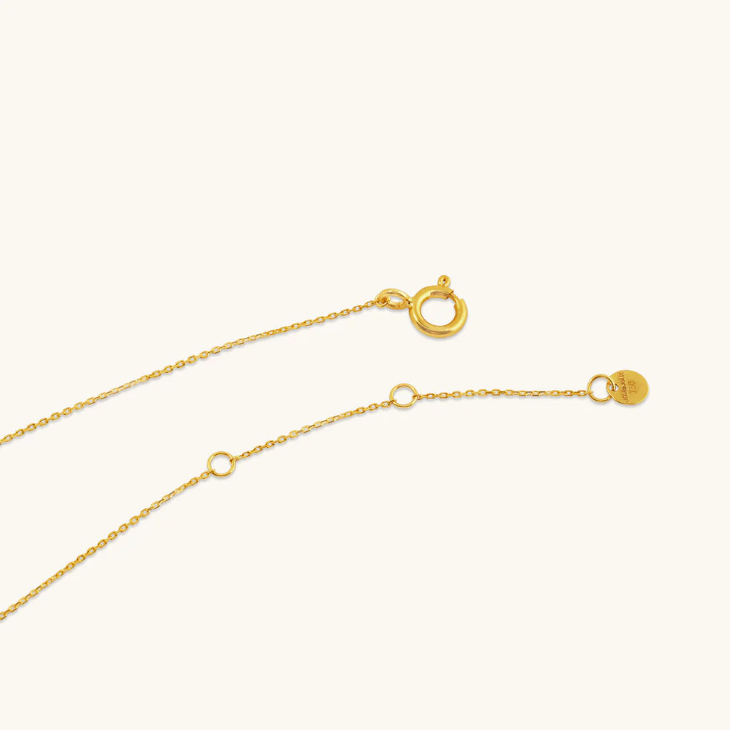 Hourglass Turning Point Diamond Necklace