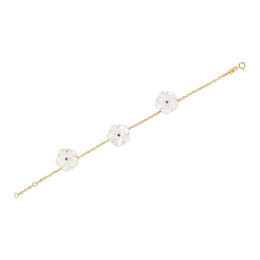 Trio Star Bracelet - Yellow Gold