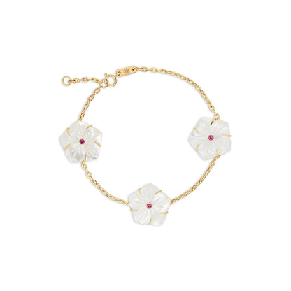 Trio Star Bracelet - Yellow Gold