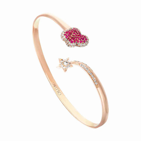 Shooting Star Bangle Bracelet