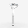 2.07ct Pear Lab-Grown Diamond Ring — white gold detail view