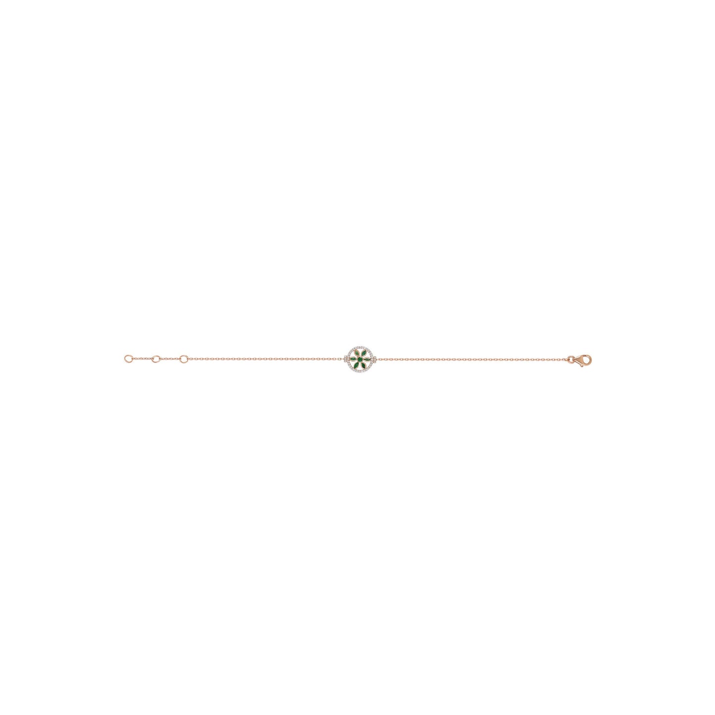 7LEAVES Unlock bracelet centered on a white background