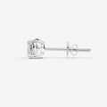 4.04ct Cushion Lab-Grown Diamond Earrings — white gold detail view