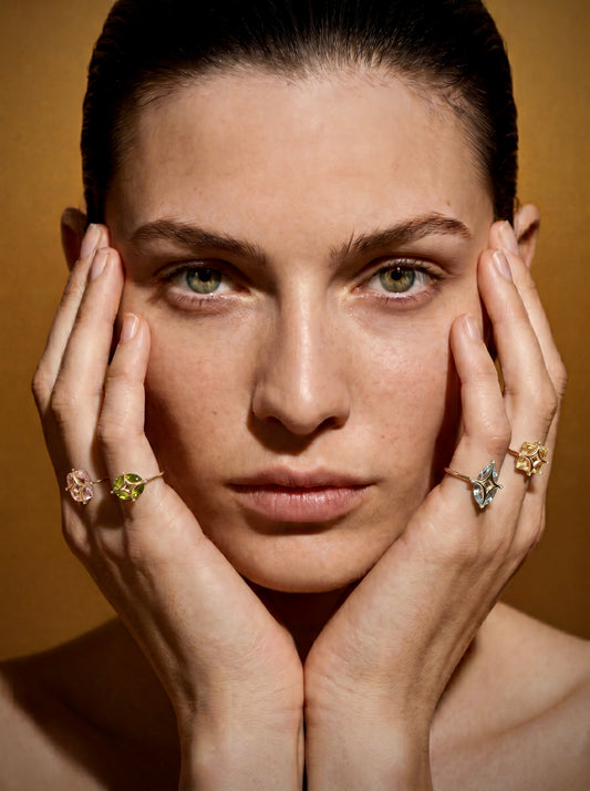 Tesra Peridot Ring
