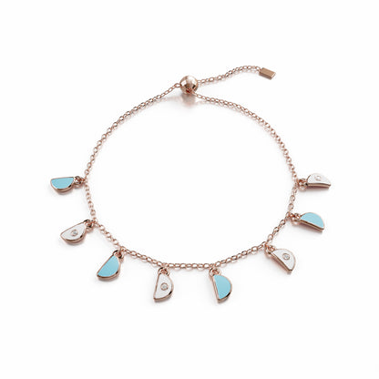 Amara Charm Bracelet - Rose Gold