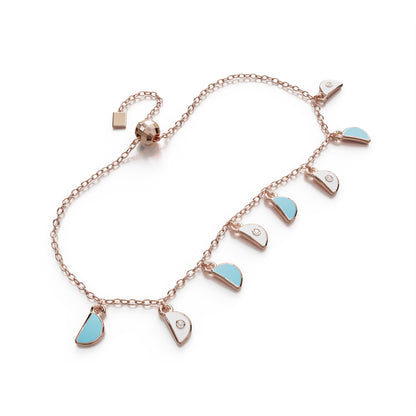 Amara Charm Bracelet - Rose Gold