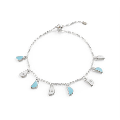 Amara Charm Bracelet - White Gold