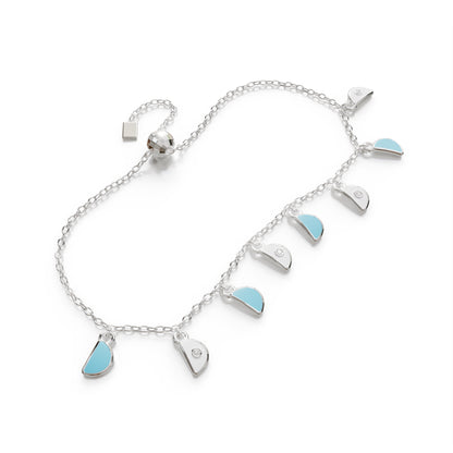 Amara Charm Bracelet - White Gold