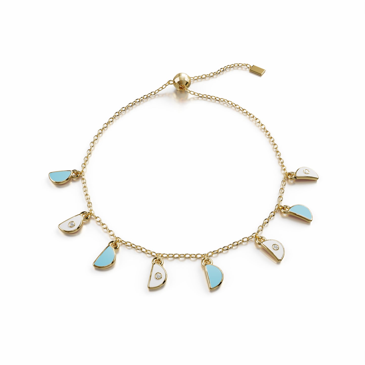 Amara Charm Bracelet - Yellow Gold