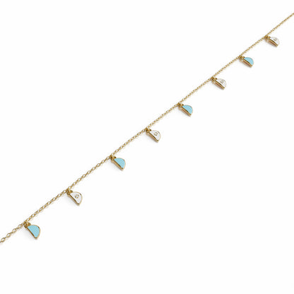 Amara Charm Pendant Necklace - Yellow Gold